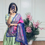 Lehenga Choli with Dupatta for Women Navratri Wear